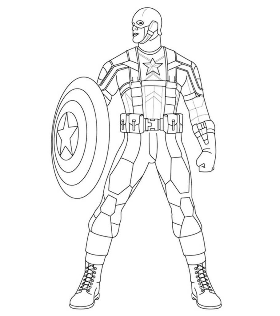Nice Captain America Värityskuva