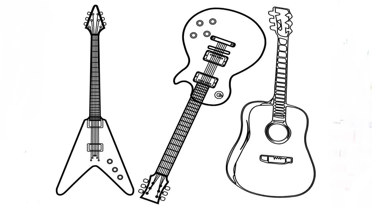 Three Guitars Värityskuva