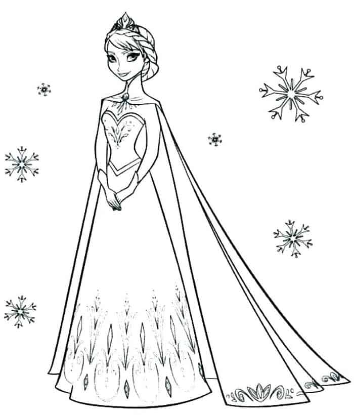 Elsa Princess Värityskuva