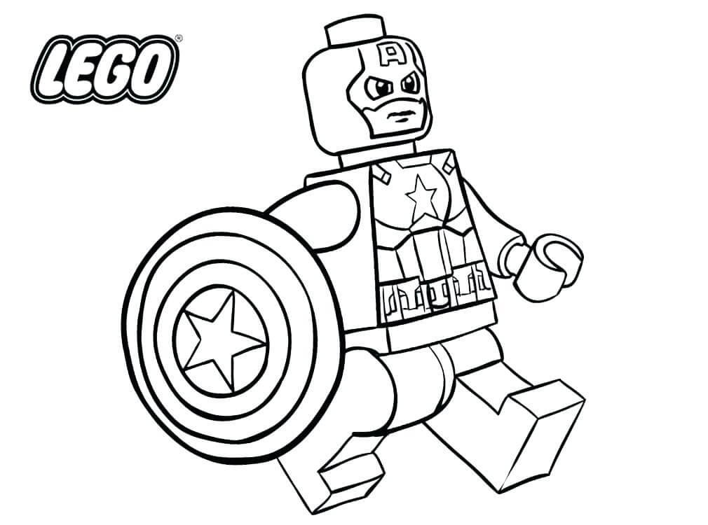 Lego Captain America Avengersissa Värityskuva