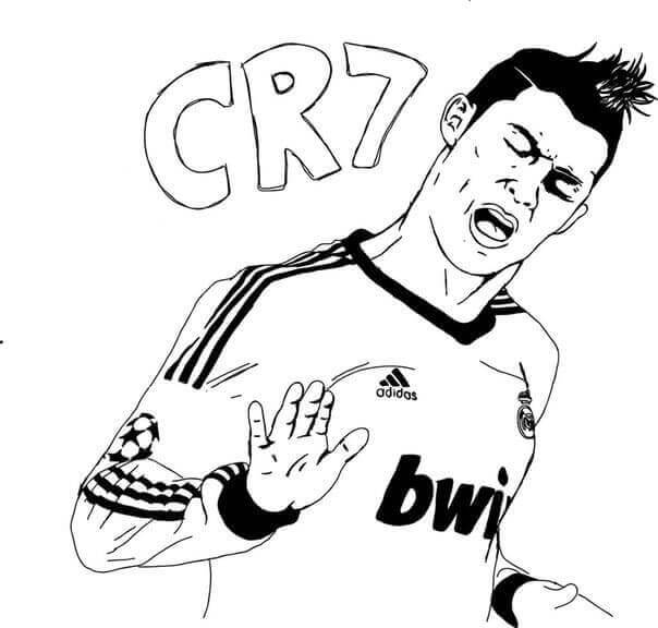 Mahtava Cristiano Ronaldo Värityskuva
