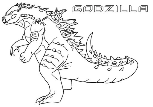 Normaali Godzilla Värityskuva
