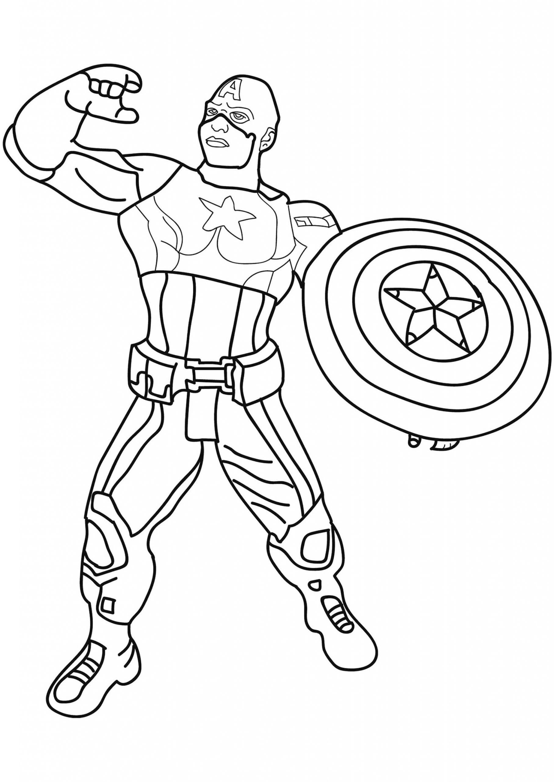 Perfect Captain America Värityskuva