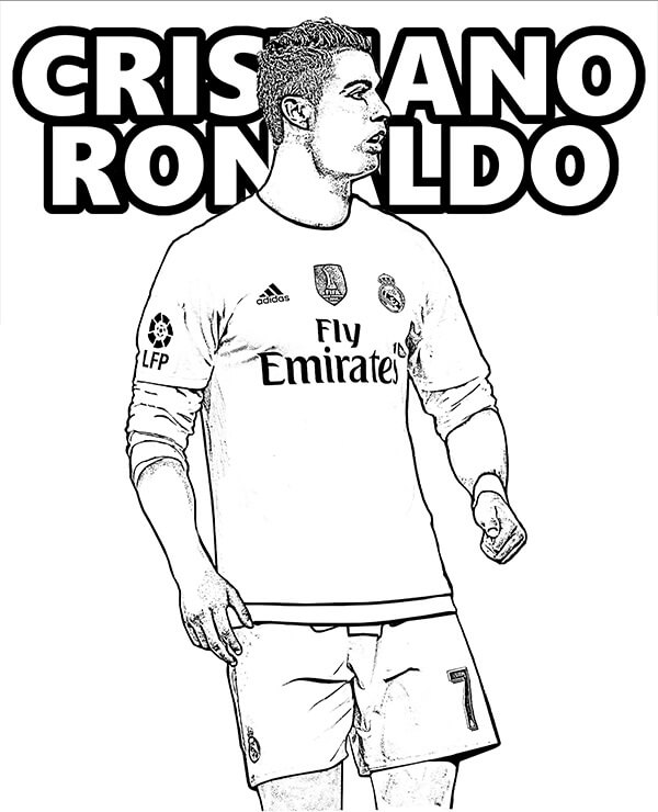 Perus Cristiano Ronaldo Värityskuva