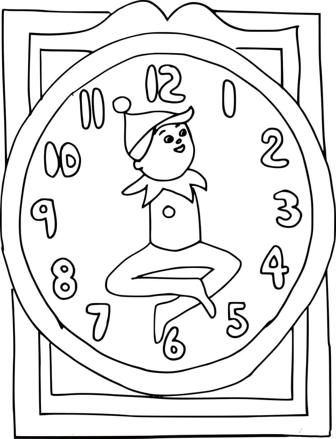 Peter Pan -kello Värityskuva
