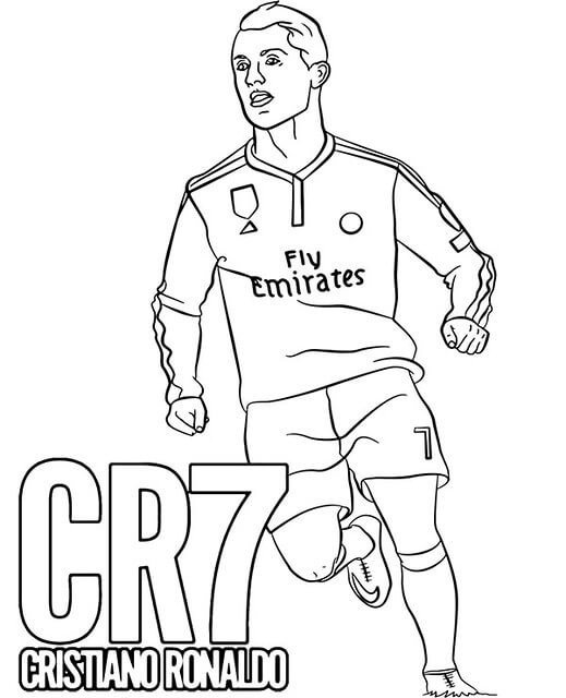 Siisti Cristiano Ronaldo Värityskuva
