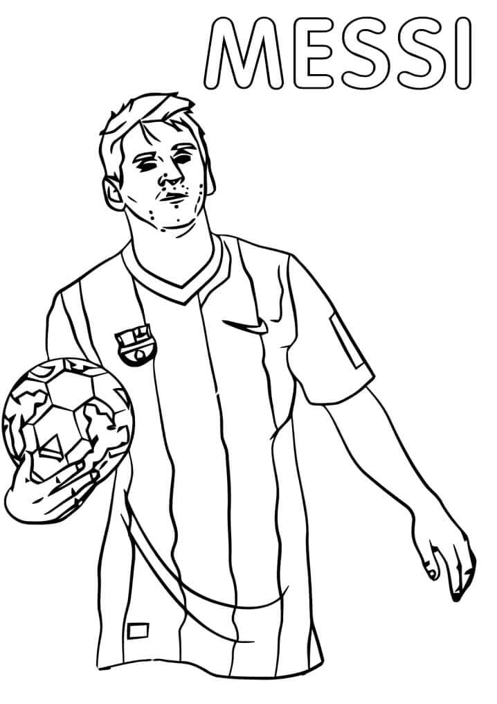 Upea Lionel Messi Värityskuva