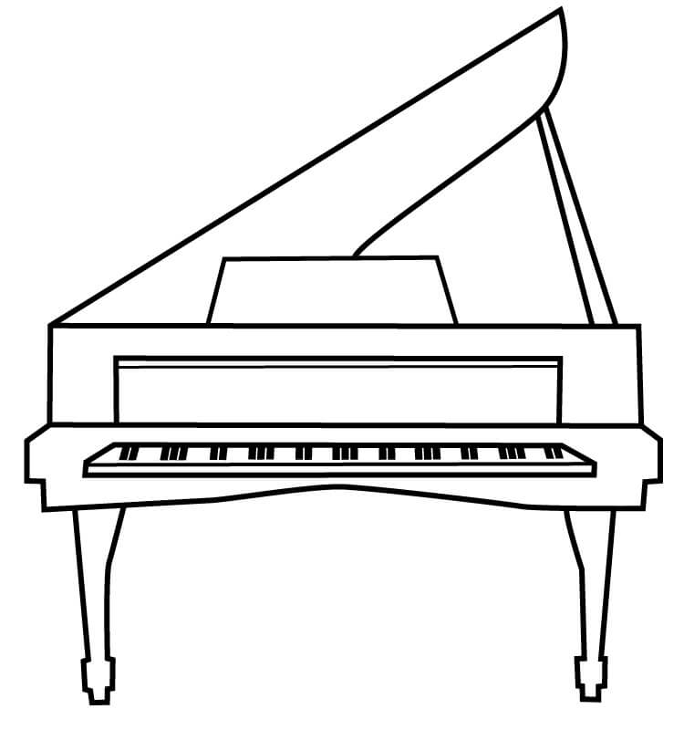 Upea piano Värityskuva