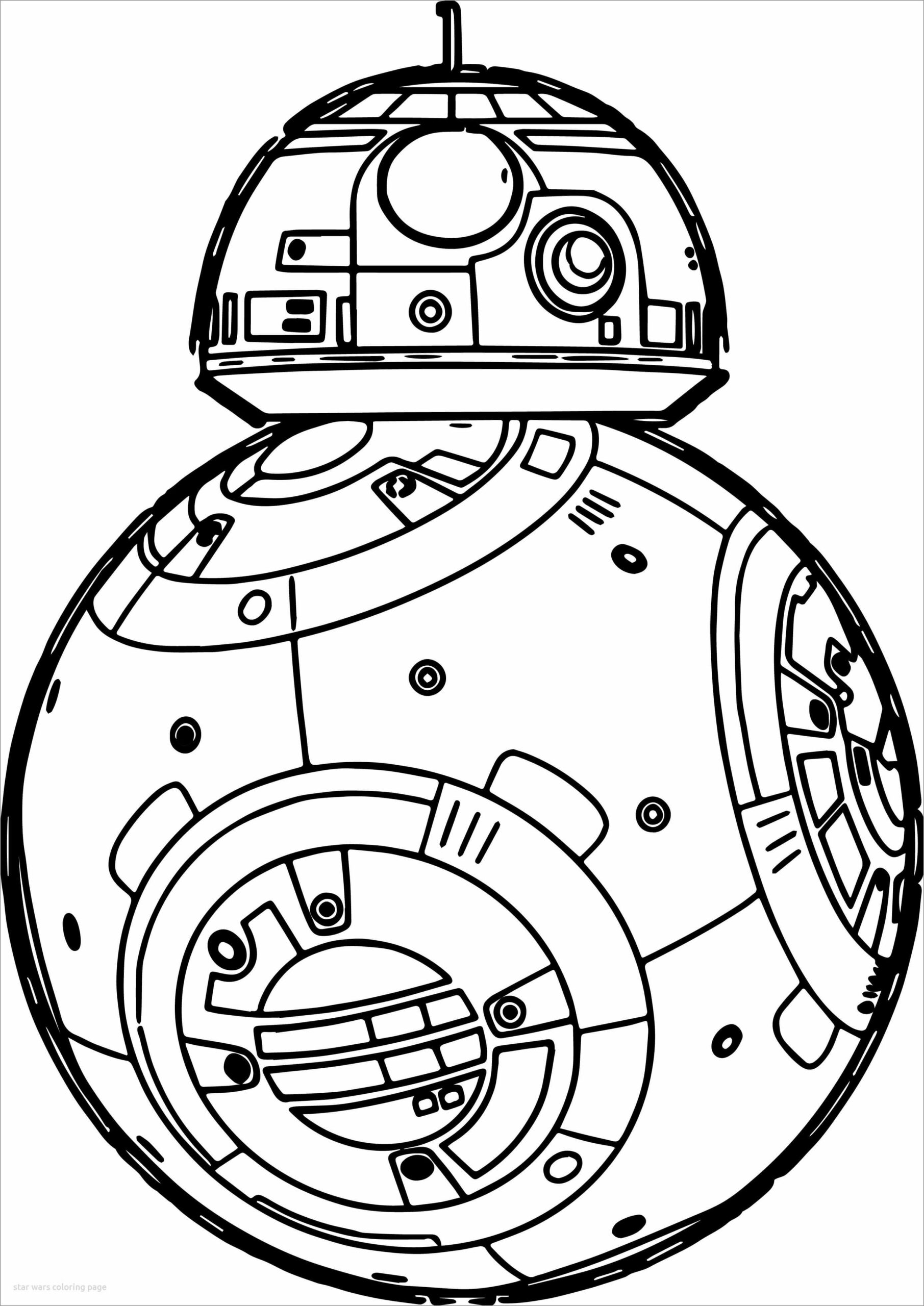 BB-8 tuumaa Tähtien sota Värityskuva