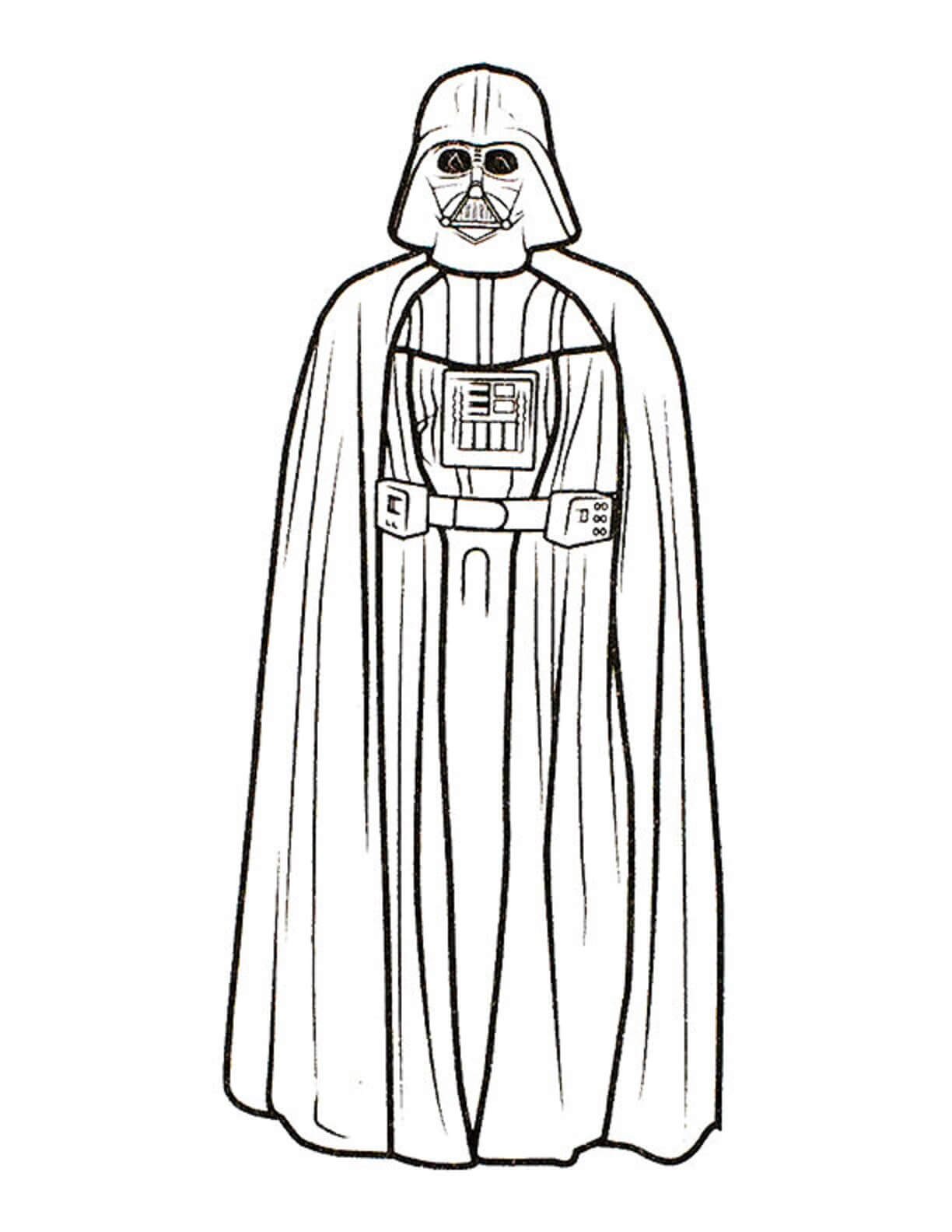 Darth Vader Seisten Värityskuva