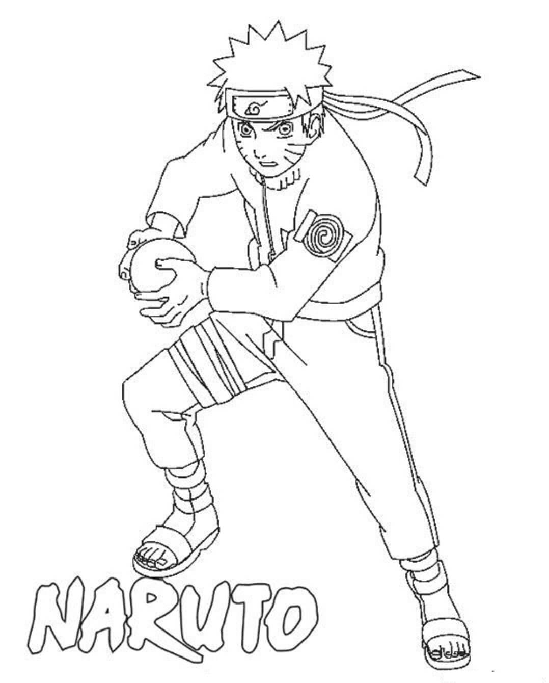 Teho Naruto Rasengan Värityskuva