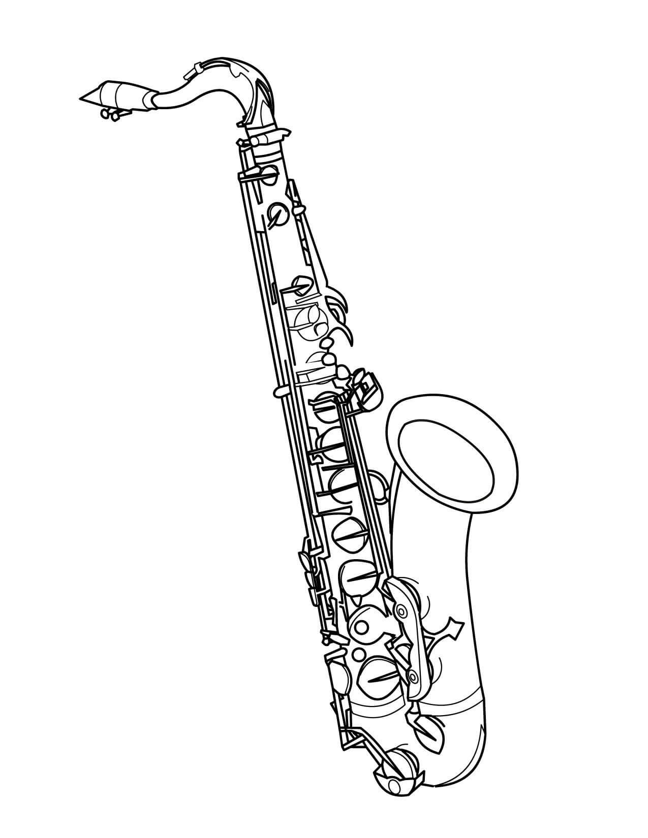 Upea saksofoni Värityskuva