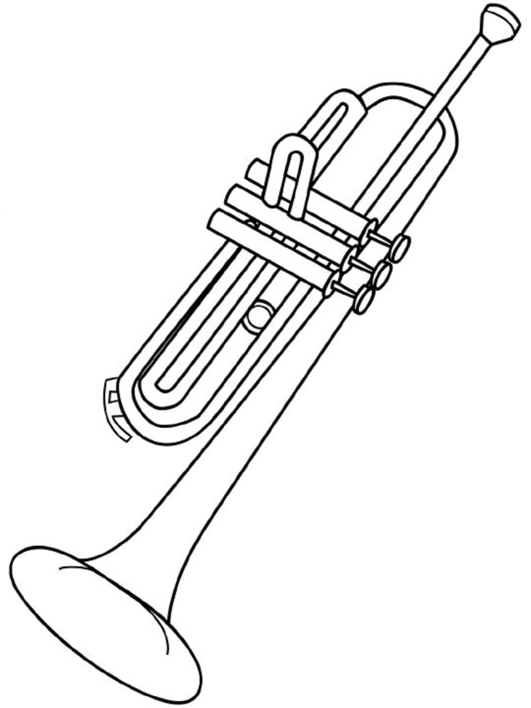 Trumpetti Värityskuvat