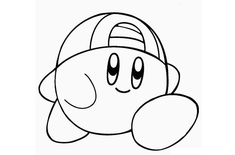 Ilmainen Kirby-kuva Värityskuva