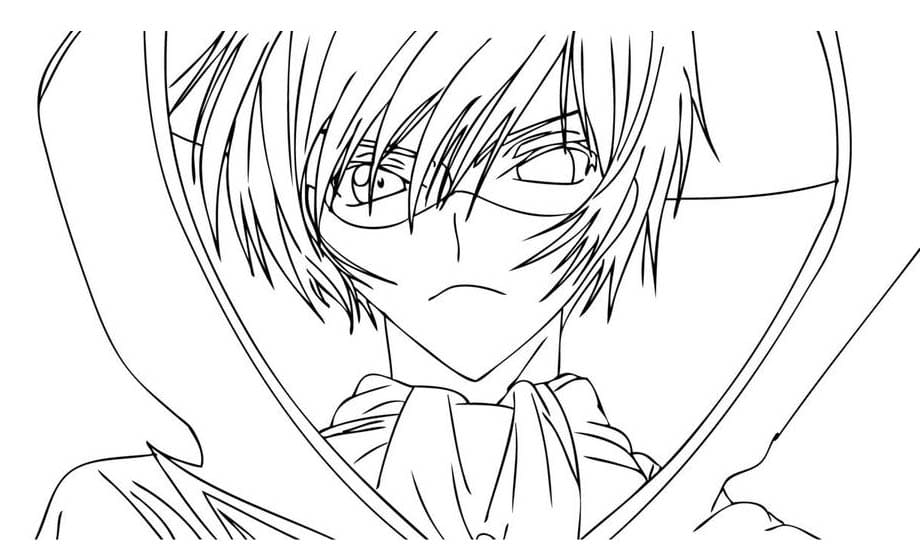 Lelouch Lamperouge coloring page