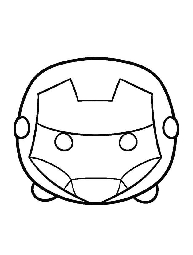 Iron Man Tsum Tsum Värityskuva