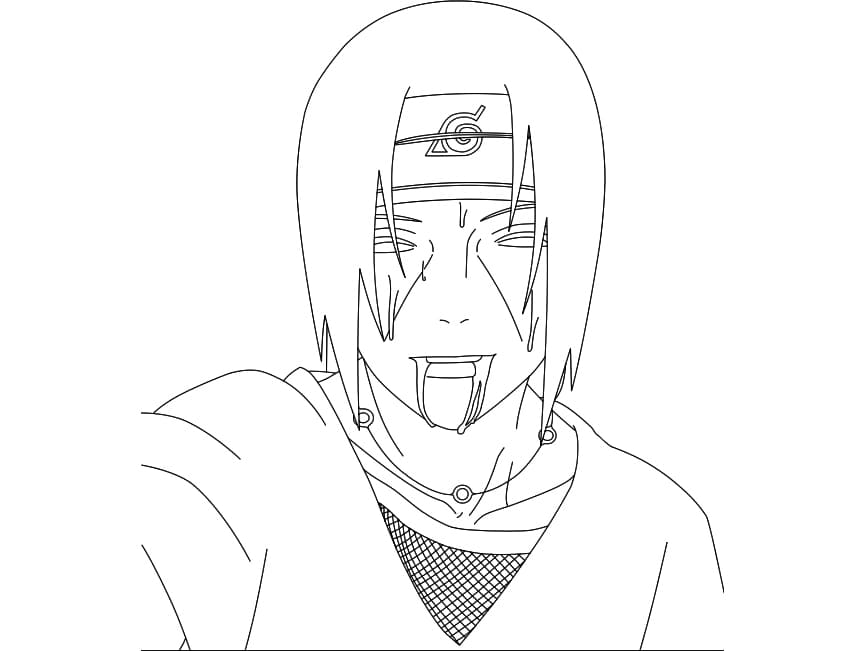 Itachi in Naruto Värityskuva