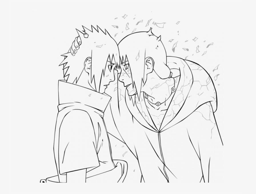 Itachi with Sasuke Värityskuva