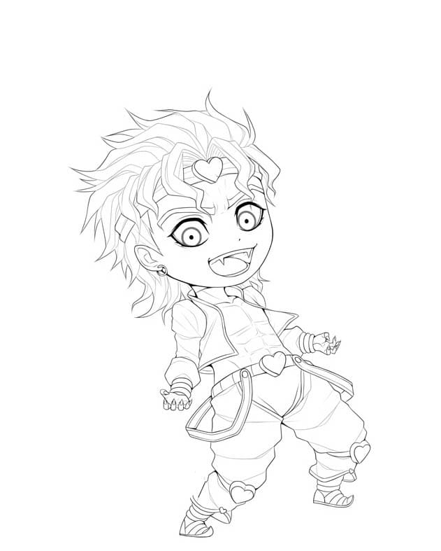 Komea Chibi Dio Brando Värityskuva