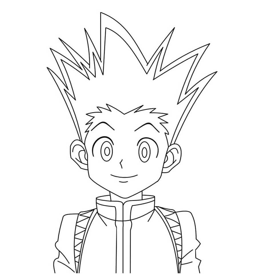 Gon Freecss coloring page