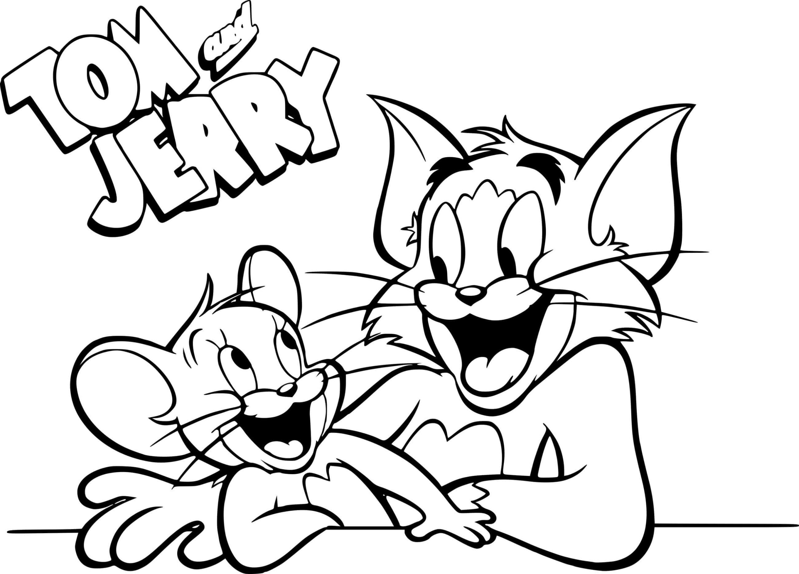 Nauravat Tom ja Jerry Värityskuva