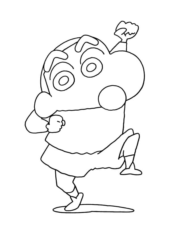 Crayon Shin-chan coloring page