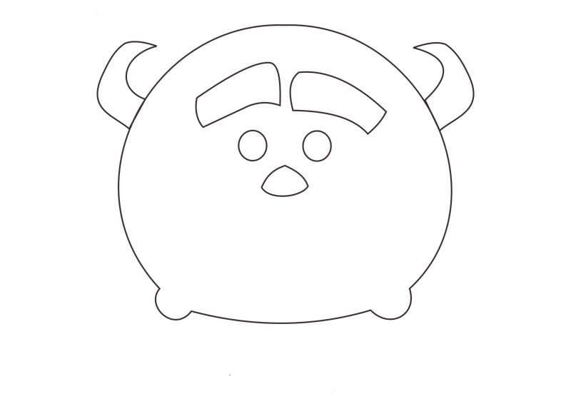 Tsum Tsum coloring page