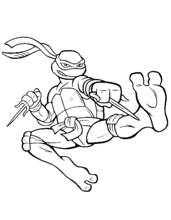 Ninja Turtles coloring page