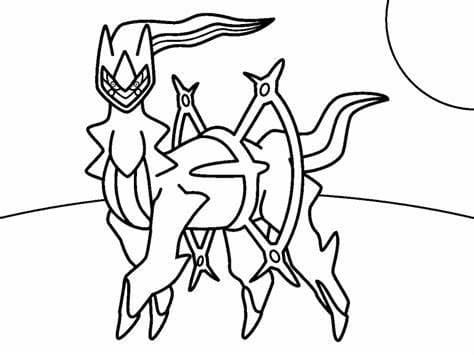 Arceus lapsille Värityskuva