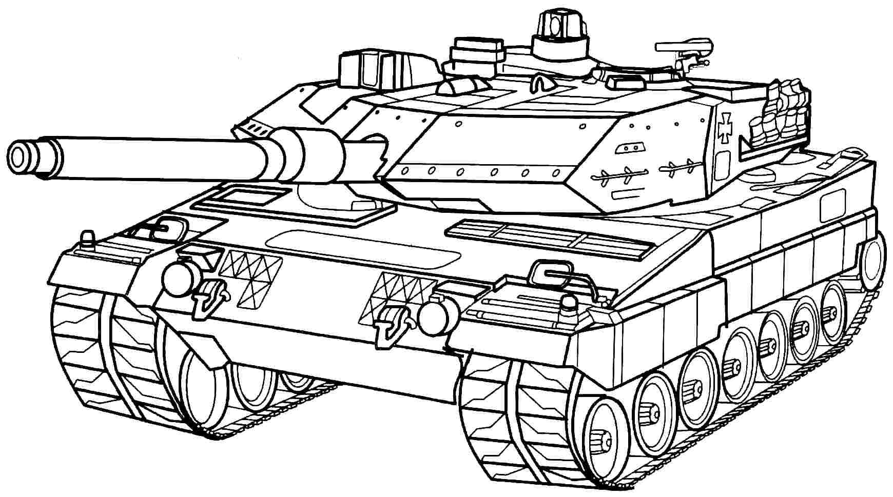 Leopard 2 tank nato Värityskuva