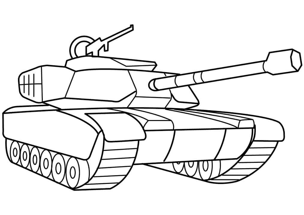 M1 Abrams erittäin helppoa Värityskuva