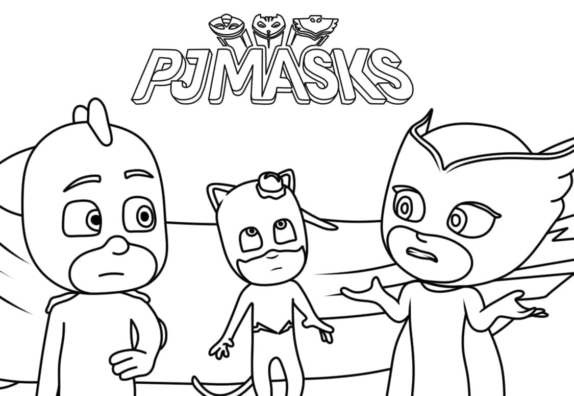 PJ Masks 6 Värityskuva