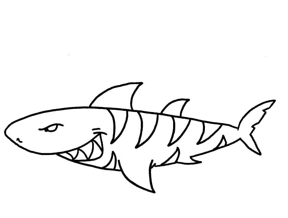 Tiger Shark Värityskuva
