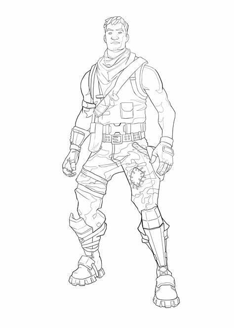 Fortnite coloring page