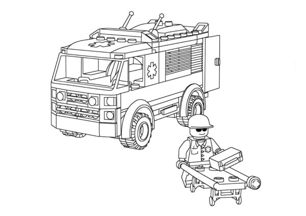 Ambulanssi 1 Värityskuva