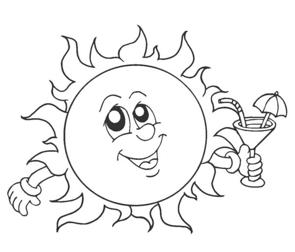 Cocktail lämmössä ei häiritse edes aurinkoa Värityskuva