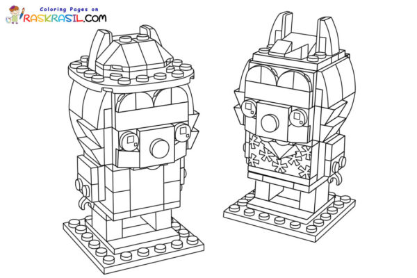 Lego Duplo värityssivu 2 Värityskuva