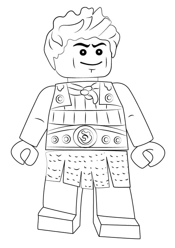 Ash Lego Ninjago Värityskuva