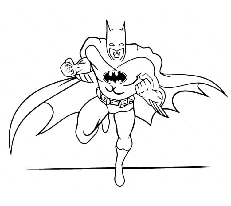 Batmanin Kuva Värityskuva
