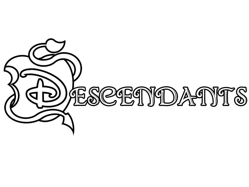 Descendants Logo Värityskuva