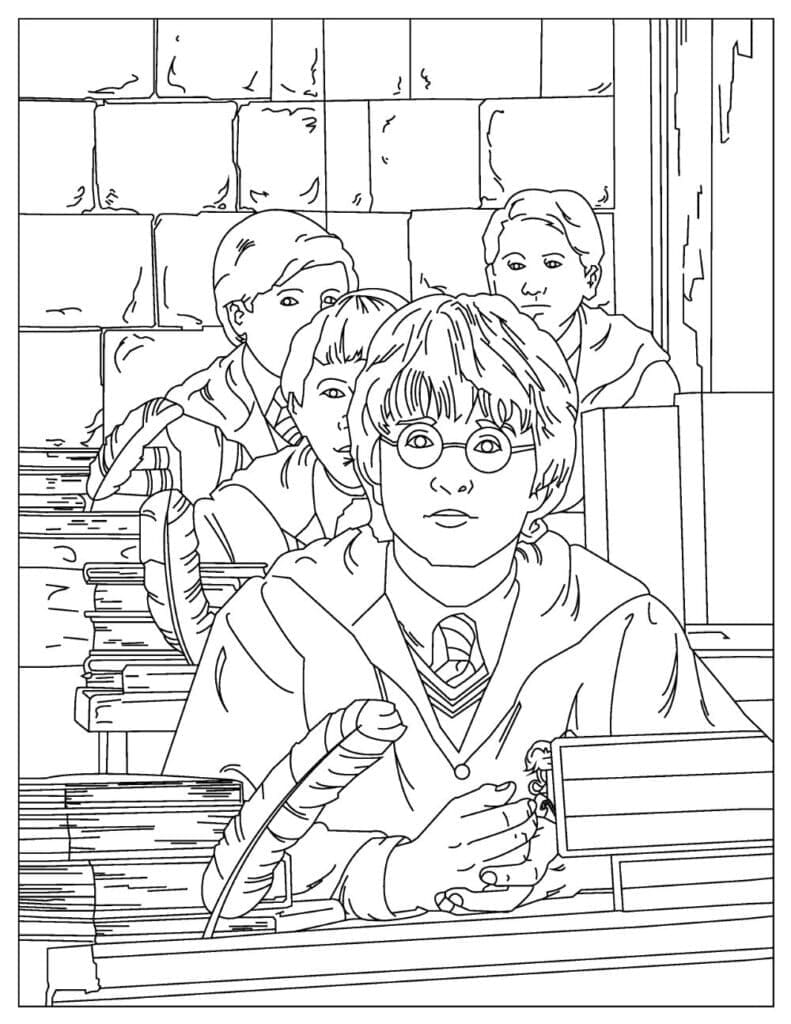 Harry Potter 5 Värityskuva