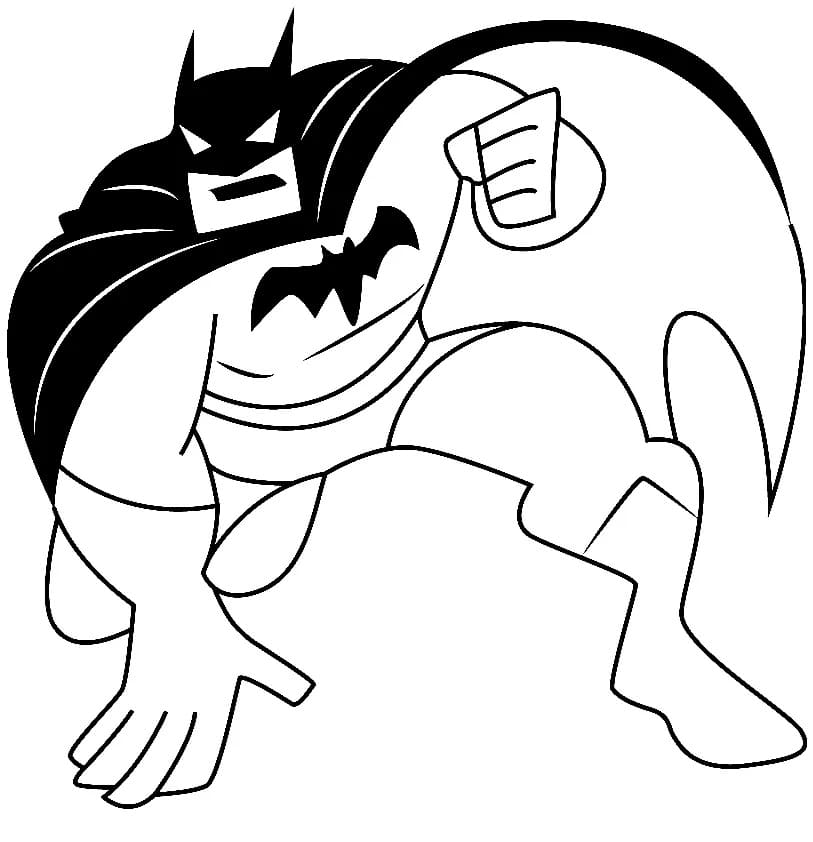 Hieno Batman Värityskuva