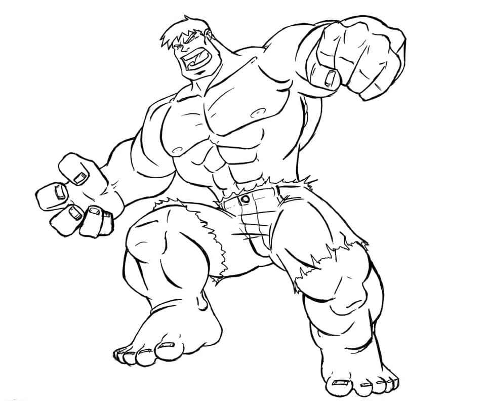 Hulk 10 Värityskuva
