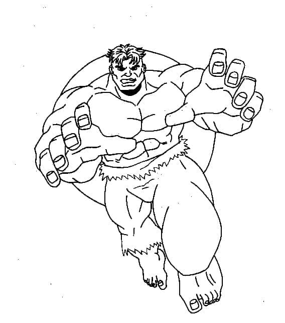 Hulk 4 Värityskuva