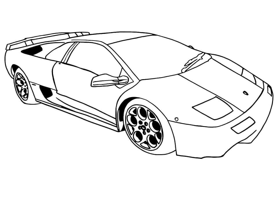Ilmainen Lamborghini Värityskuva