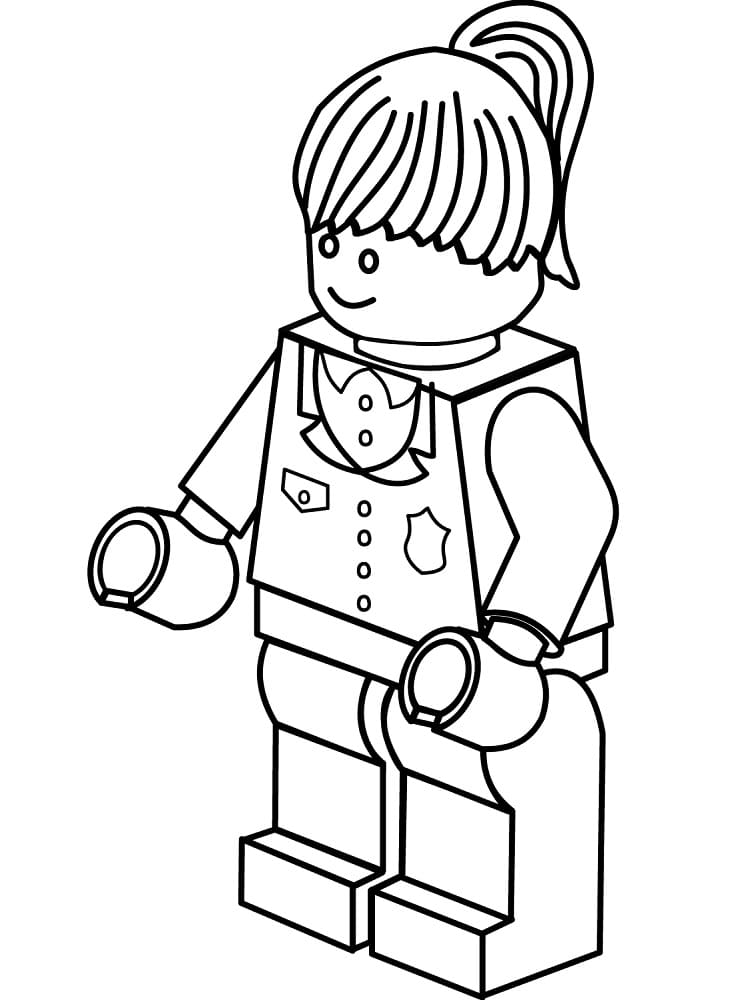 Ilmainen Lego Police Värityskuva