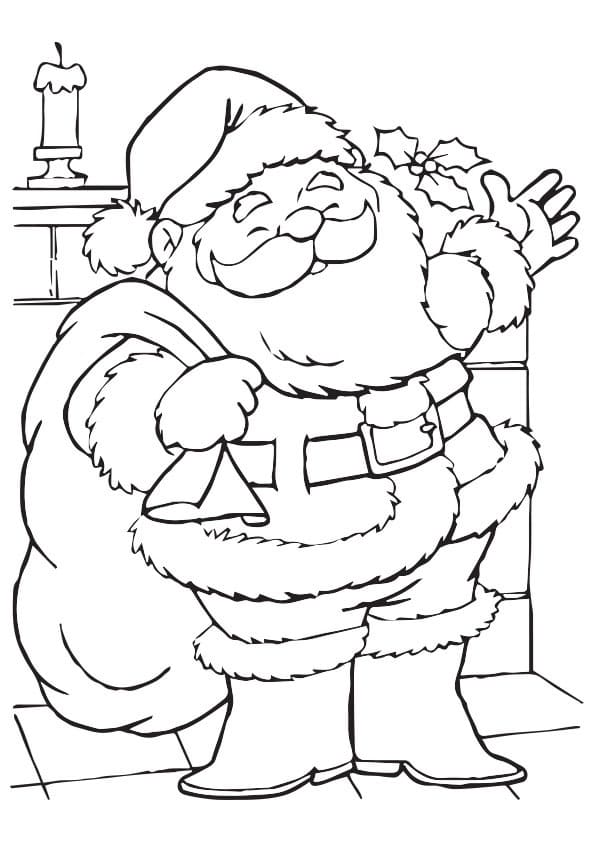 Joulupukki coloring page