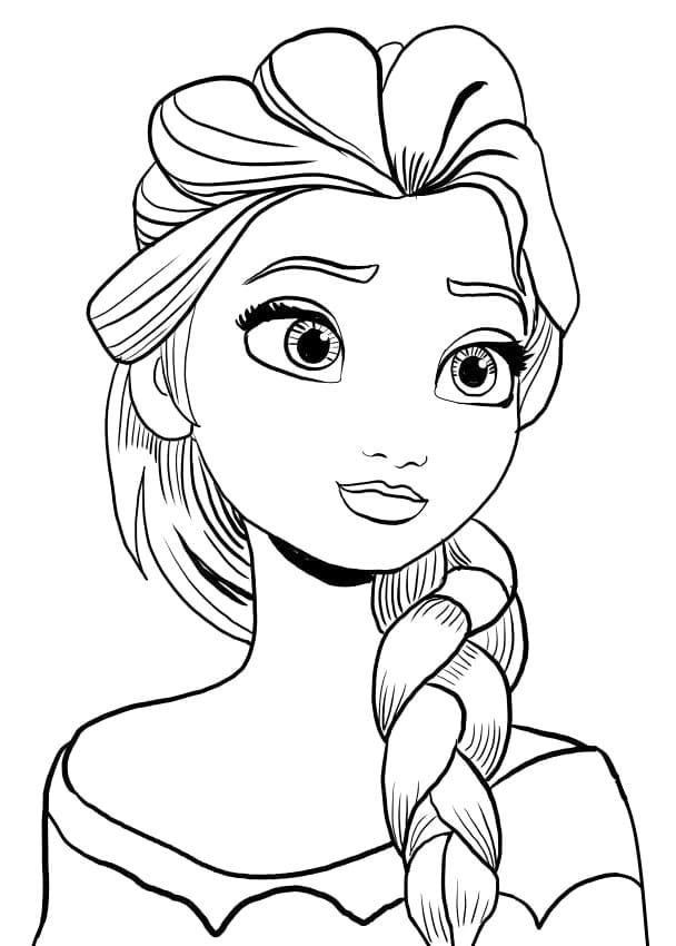 Kaunis Elsa Värityskuva