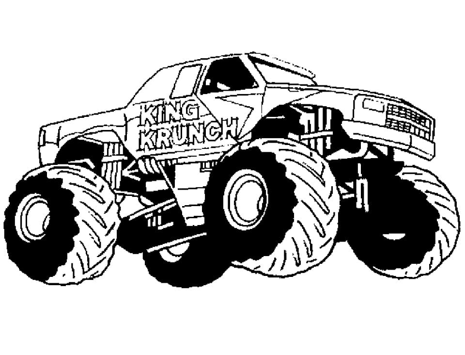 King Krunch Monster Truck Värityskuva