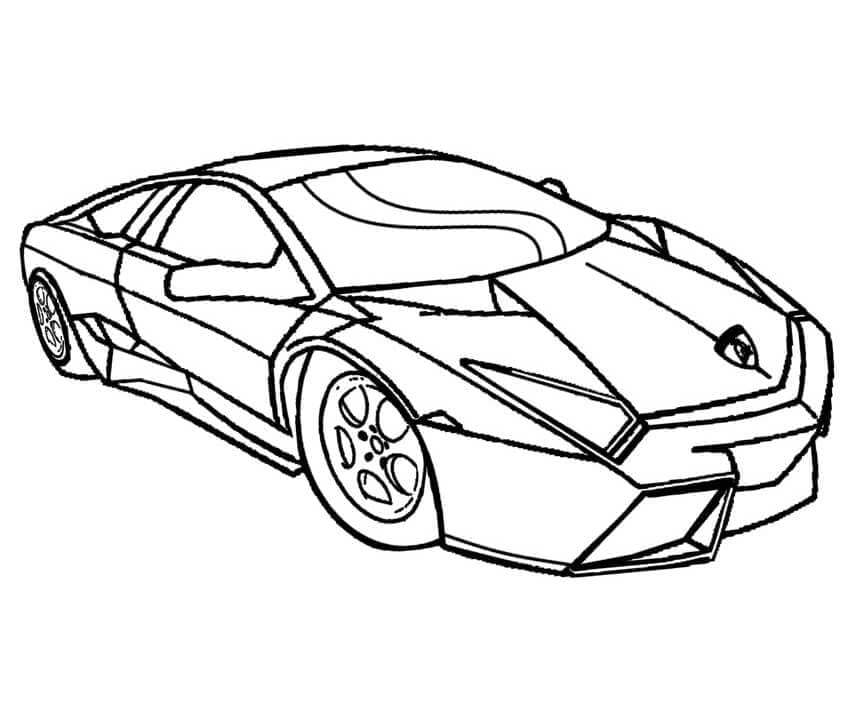 Lamborghini Egoista Värityskuva